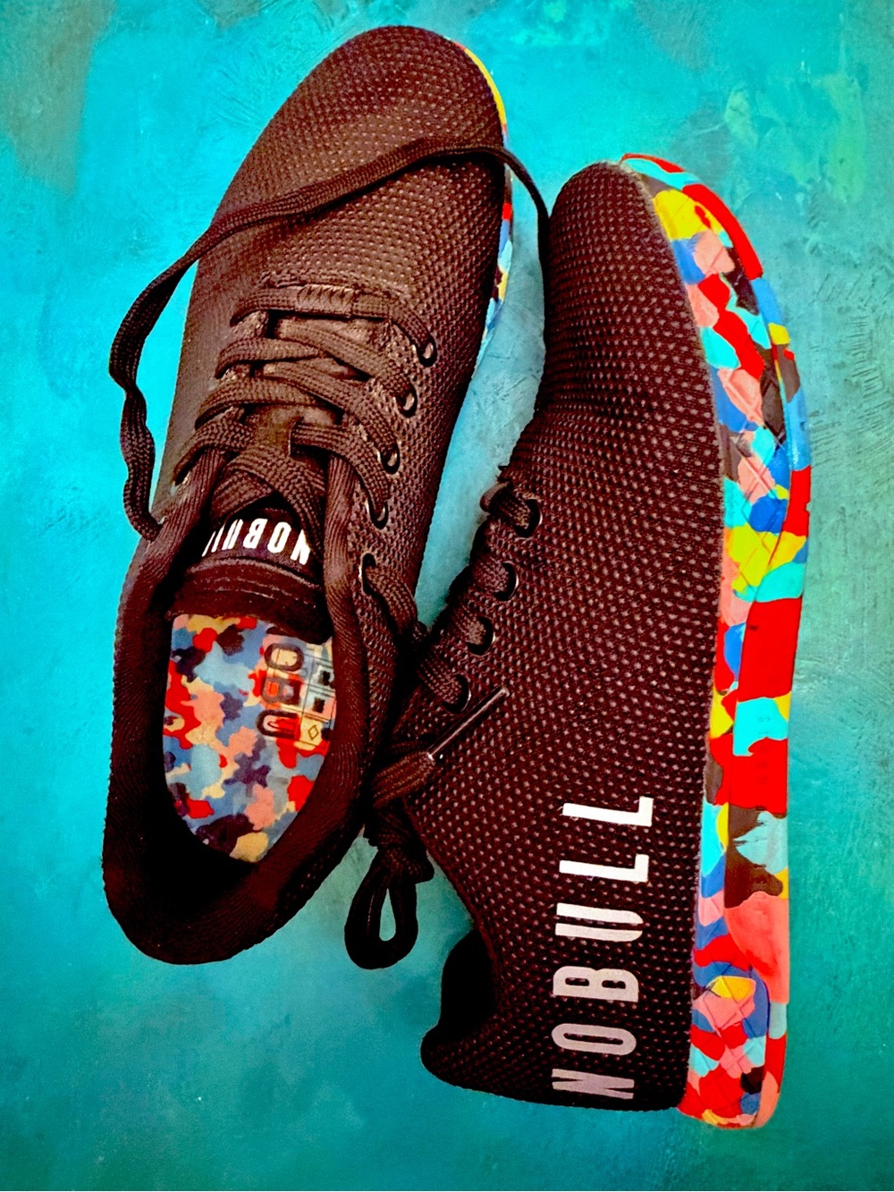 NOBULL TRAINERS BLACK                    WOMEN Sz 7.5 / MEN Sz 6 EUC